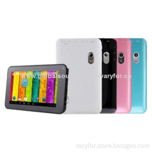 7 inch Android Dual Core Tablet PC, 800x480Pixels, 512MB+4GB, Bluetooth Wi-Fi Dual Camera USB2.0